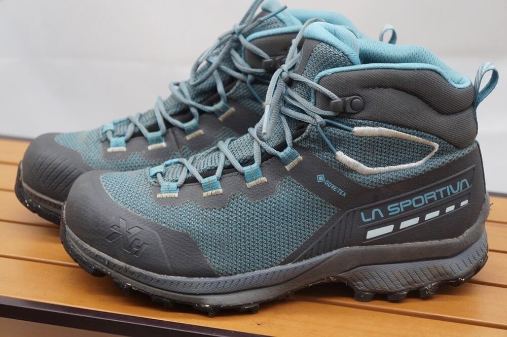 La Sportiva Goretex TX Hike Mid GTX Topaz/Carbon Mountaineering Boots Size 9.5